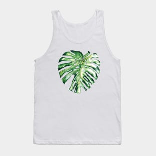 Monstera leaf Tank Top